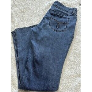 Lee Riders womens Blue Mid Rise Straight Jeans Size‎ 8 M